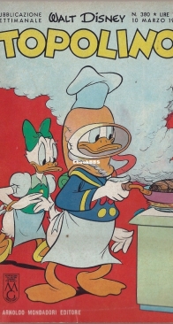 Topolino 0380 - Mondadori 1963 - Italian