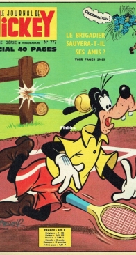 Le Journal de Mickey 0777 - Hachette 1967 - French