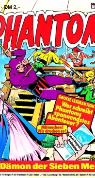 Phantom 189 - Der Dämon der Sieben Meere - Bastei 1981 - German