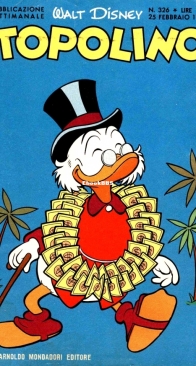 Topolino 0326 - Mondadori 1961 - Italian