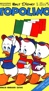 Topolino 0278 - Mondadori 1961 - Italian