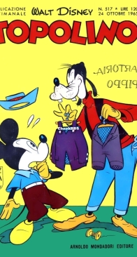 Topolino 0517 - Mondadori 1965 - Italian