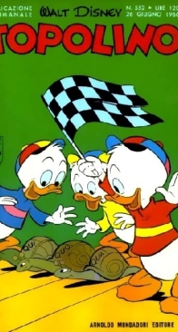 Topolino 0552 - Mondadori 1966 - Italian