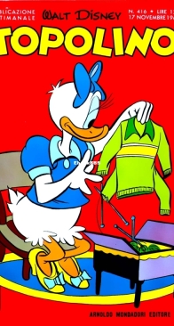 Topolino 0416 - Mondadori 1963 - Italian