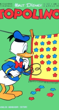 Topolino 0332 - Mondadori 1962 - Italian