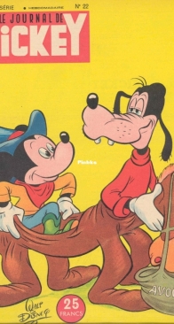 Le Journal de Mickey 0022 -  Hachette 1952 - French