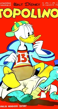 Topolino 0496 - Mondadori 1965 - Italian