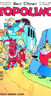 Topolino 0547 - Mondadori 1966 - Italian
