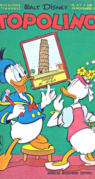 Topolino 0417 - Mondadori 1963 - Italian