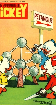 Le Journal de Mickey 0332 - Hachette 1958 - French