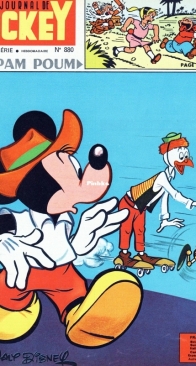 Le Journal de Mickey 0880 - Hachette 1969 - French