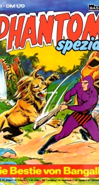 Phantom Spezial 31 - Die Bestie von Bangalla - Bastei 1981 - German