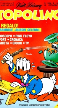 Topolino 1298 - Mondadori 1980 - Italian