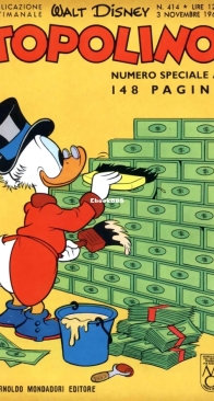 Topolino 0414 - Mondadori 1963 - Italian