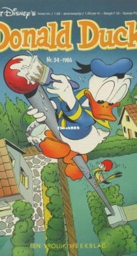 Donald Duck - Dutch Weekblad - Issue 34 - 1986 - Dutch