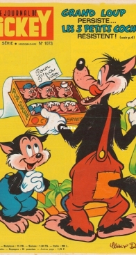 Le Journal de Mickey 1073 - Hachette 1973 - French