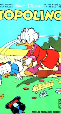 Topolino 0542 - Mondadori 1966 - Italian