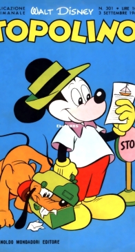 Topolino 0301 - Mondadori 1961 - Italian