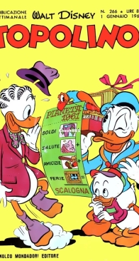 Topolino 0266 - Mondadori 1961 - Italian