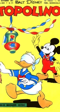 Topolino 0171 - Mondadori 1957 - Italian