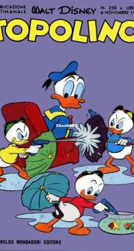 Topolino 0258 - Mondadori 1960 - Italian