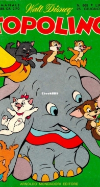 Topolino 0865 - Mondadori 1972 - Italian
