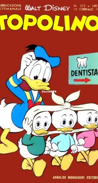Topolino 0273 - Mondadori 1961 - Italian