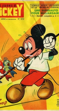 Le Journal de Mickey 1012 - Hachette 1971 - French