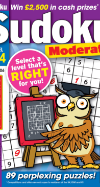 PuzzleLife Sudoku Moderate - Issue 106 - March 2025 - English