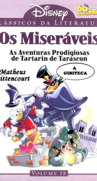 Clássicos da Literatura Disney 18 - Os Miseráveis - As Aventuras Prodigiosas de Tartarin de Tarascon - Abril 2010 -  Brazilian Portuguese
