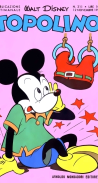 Topolino 0311 - Mondadori 1961 - Italian