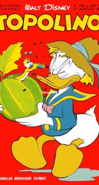 Topolino 0300 - Mondadori 1961 - Italian