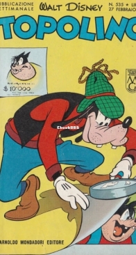 Topolino 0535 - Mondadori 1966 - Italian
