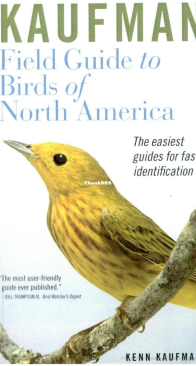 Field Guide to Birds of North America - Kaufman Guides - Kenn Kaufman - English