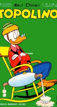 Topolino 0381 - Mondadori 1963 - Italian
