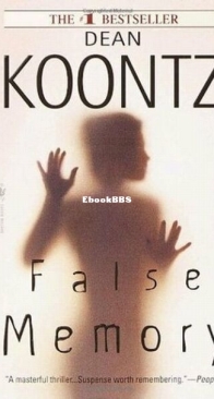 False Memory - Dean Koontz - English