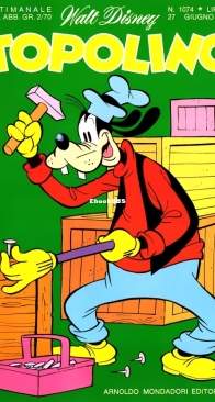 Topolino 1074 - Mondadori 1976 - Italian