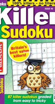 PuzzleLife Killer Sudoku - Issue 45 - March 2025 - English