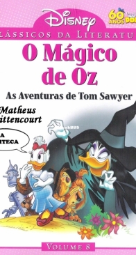 Clássicos da Literatura Disney 08 - O Mágico de Oz - As Aventuras de Tom Sawyer - Abril 2010 -  Brazilian Portuguese