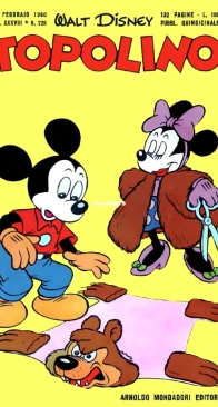 Topolino 0228 - Mondadori 1959 - Italian