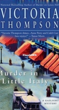 Murder in Little Italy - A Gaslight Mystery 8 - Victoria Thompson - English