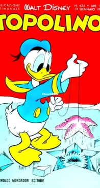 Topolino 0425 - Mondadori 1964 - Italian