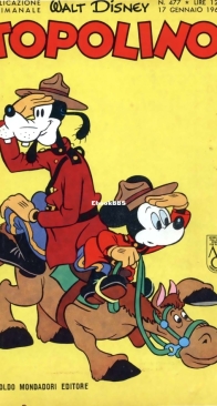 Topolino 0477 - Mondadori 1965 - Italian