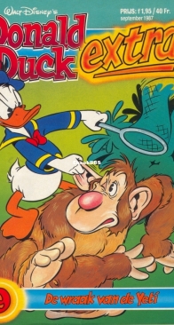Donald Duck Extra - De Wraak Van De Yeti - Issue 09 - Oberon B.V. 1987 - Dutch