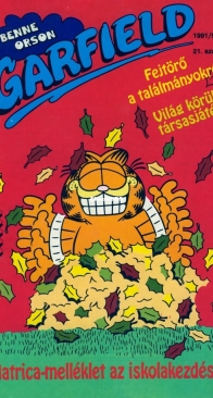 Garfield Magazin 21 - Interprint 1991 - Hungarian
