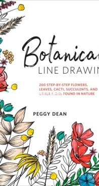 Botanical Line Drawing by Peggy Dean