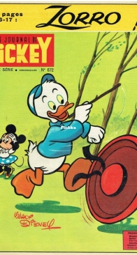 Le Journal de Mickey 0672 - Hachette 1965 - French