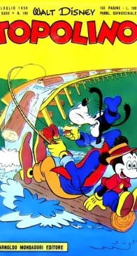 Topolino 0190 - Mondadori 1958 - Italian
