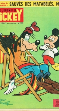 Le Journal de Mickey 0596 - Hachette 1963 - French