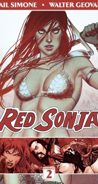 Red Sonja v2 The Art of Blood and Fire (of 3) - Dynamite 2014 - Gail Simone -